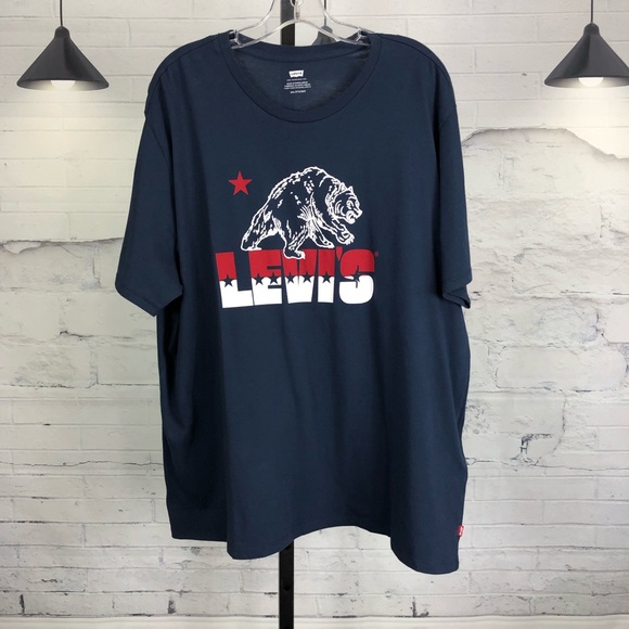 navy levis t shirt